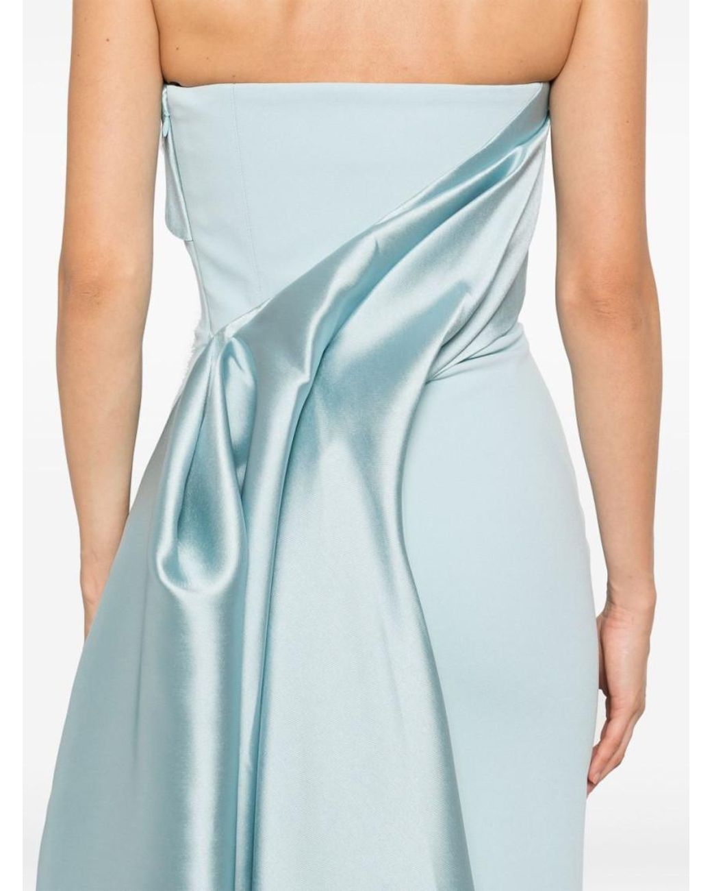 knee length dresses for ladies The Kinsley Maxi Dress in Cream – Solace London main image 0
