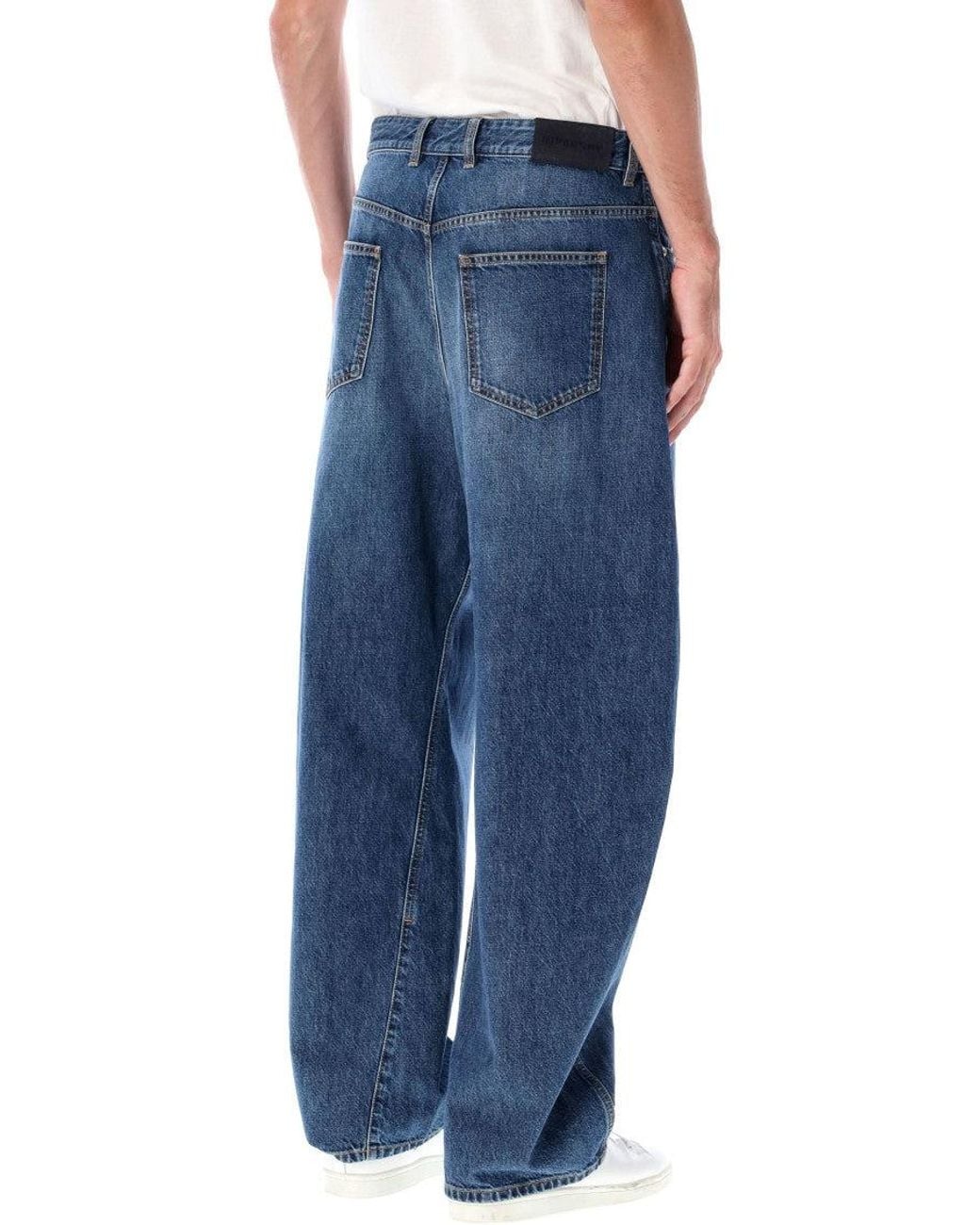 Givenchy Blue Washed Denim Jeans for men