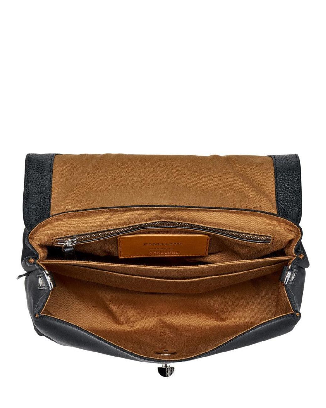 Zanellato Black Postina Small Satchel