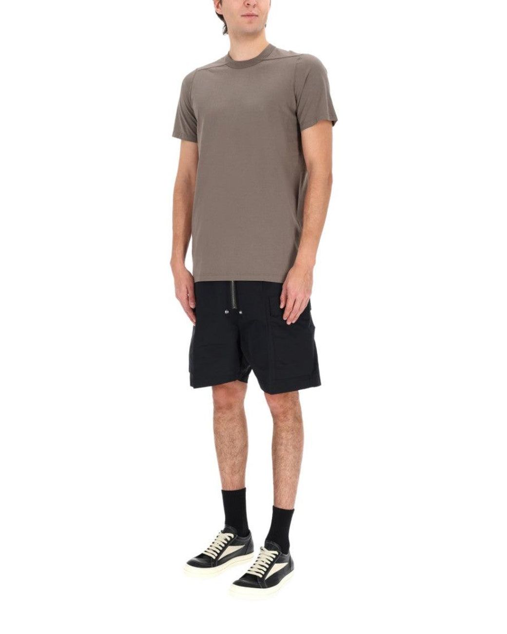 Rick Owens Gray Level T T-Shirt Cotton T-Shirts for men