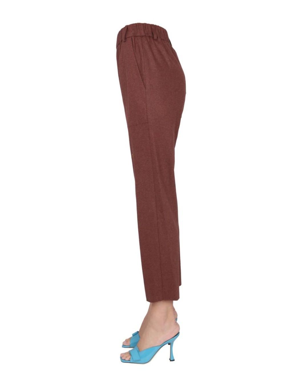 Alysi Tapered Flat Front Pants