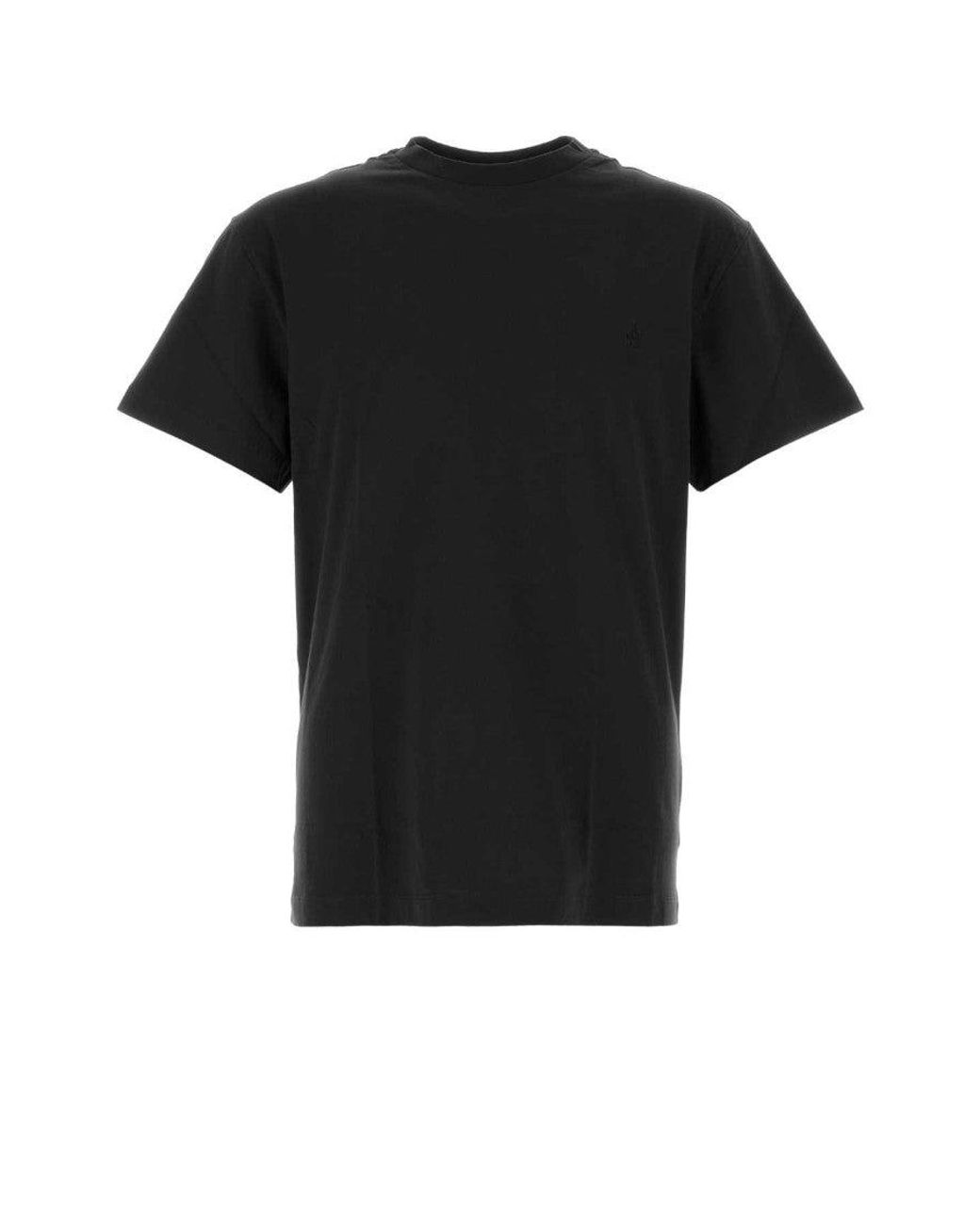 Jil Sander Black Crew Neck T-Shirts for men