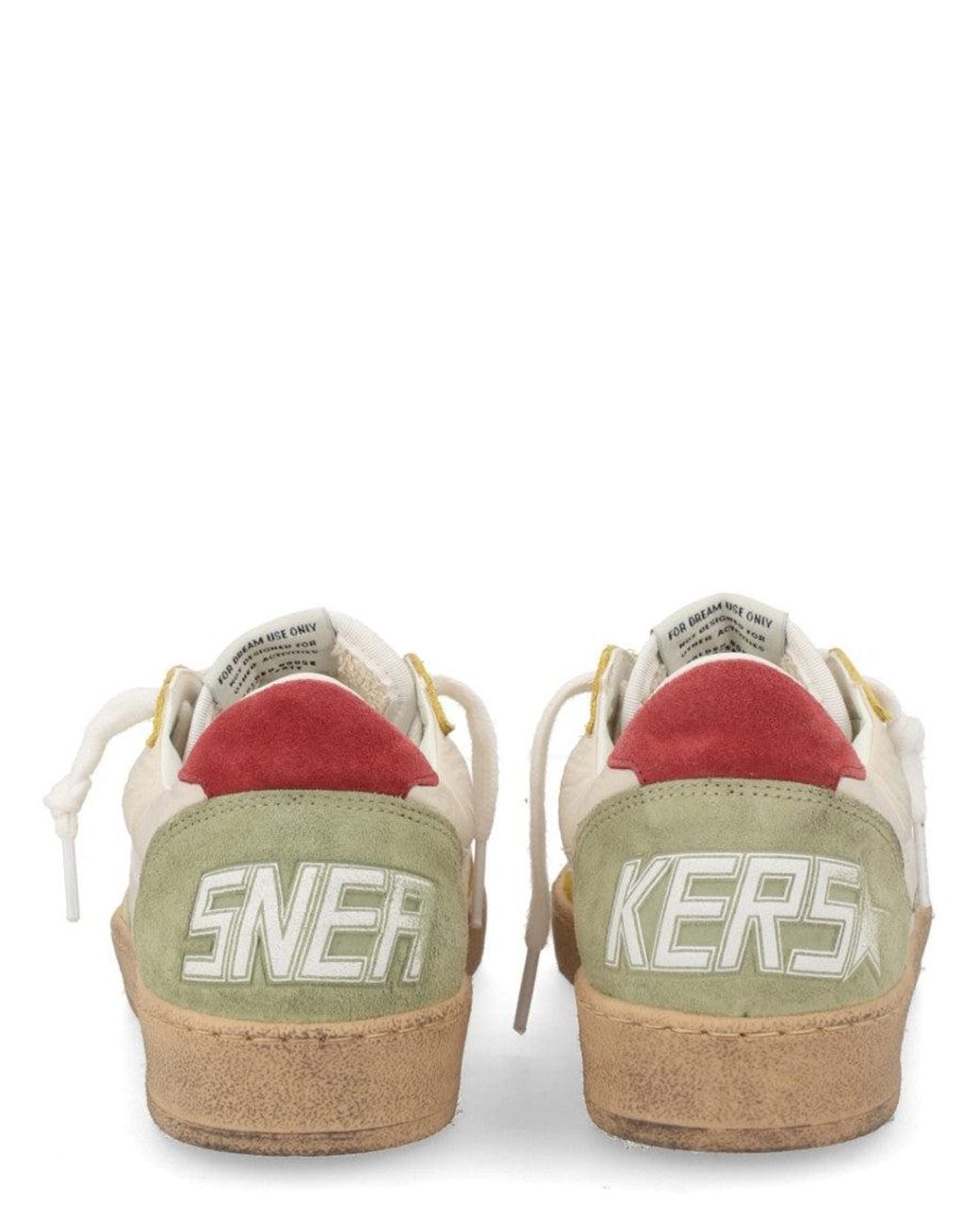 Golden Goose Deluxe Brand Yellow Color Block Sneakers