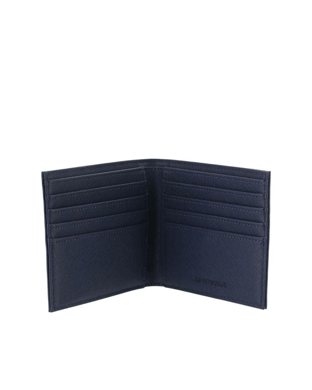 Emporio Armani Blue Logo Wallet for men
