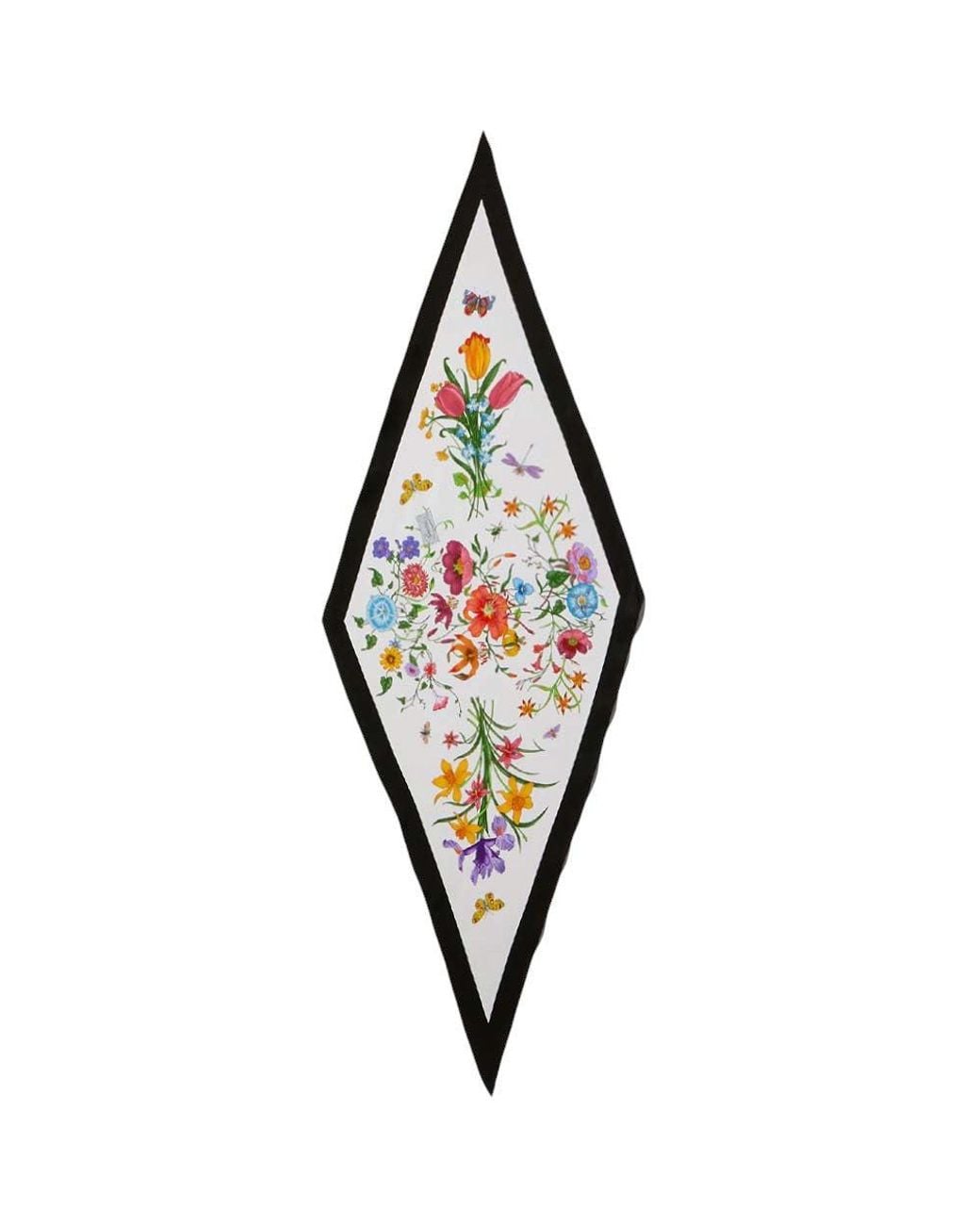 Gucci Metallic Floral Scarf
