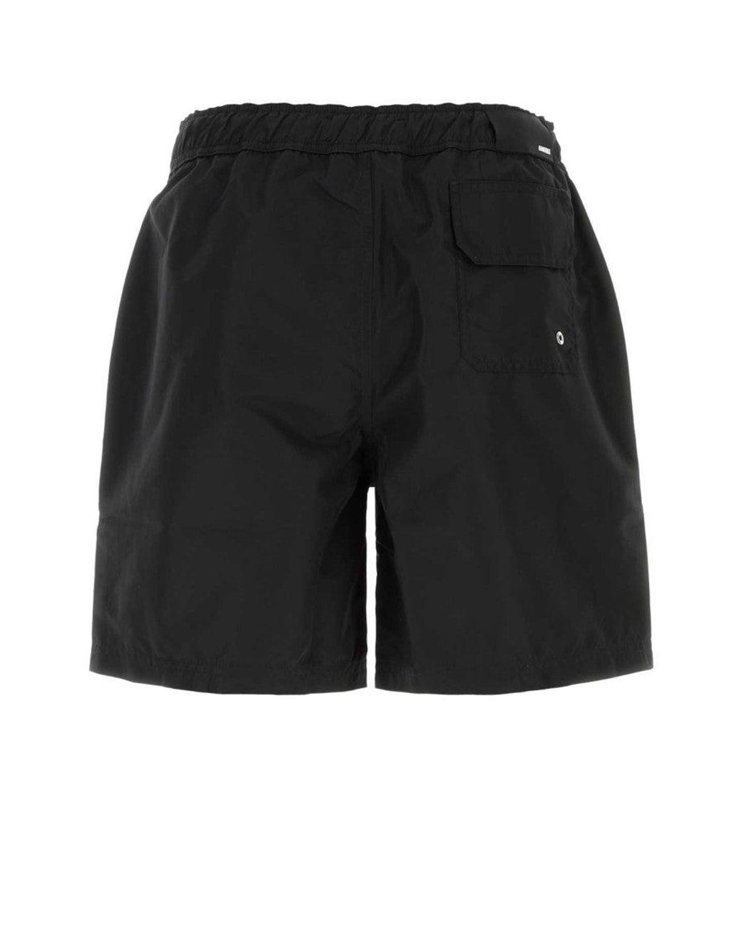 Amiri Black Logo Swim Shorts for men