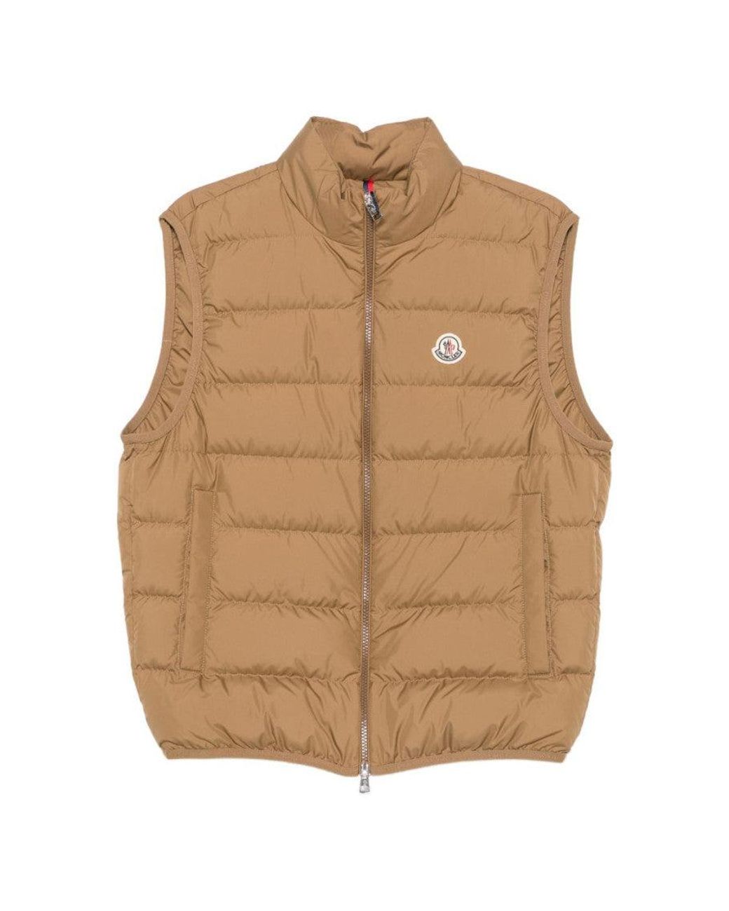Moncler Natural Logo Sleeveless Jacket for men