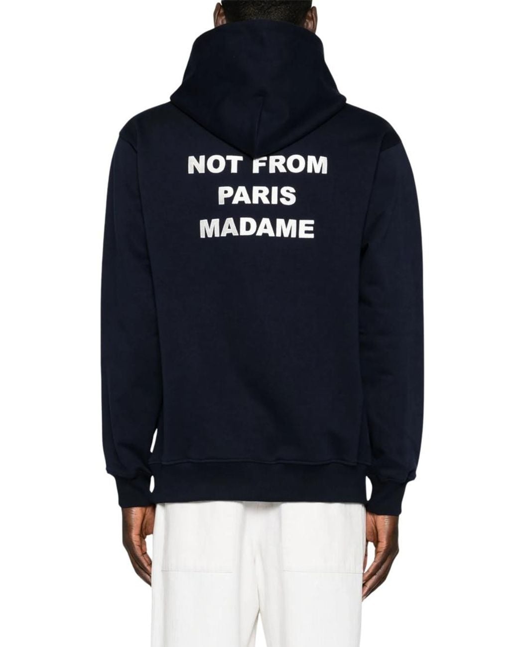 Drole de Monsieur Blue Relaxed Hoodie for men