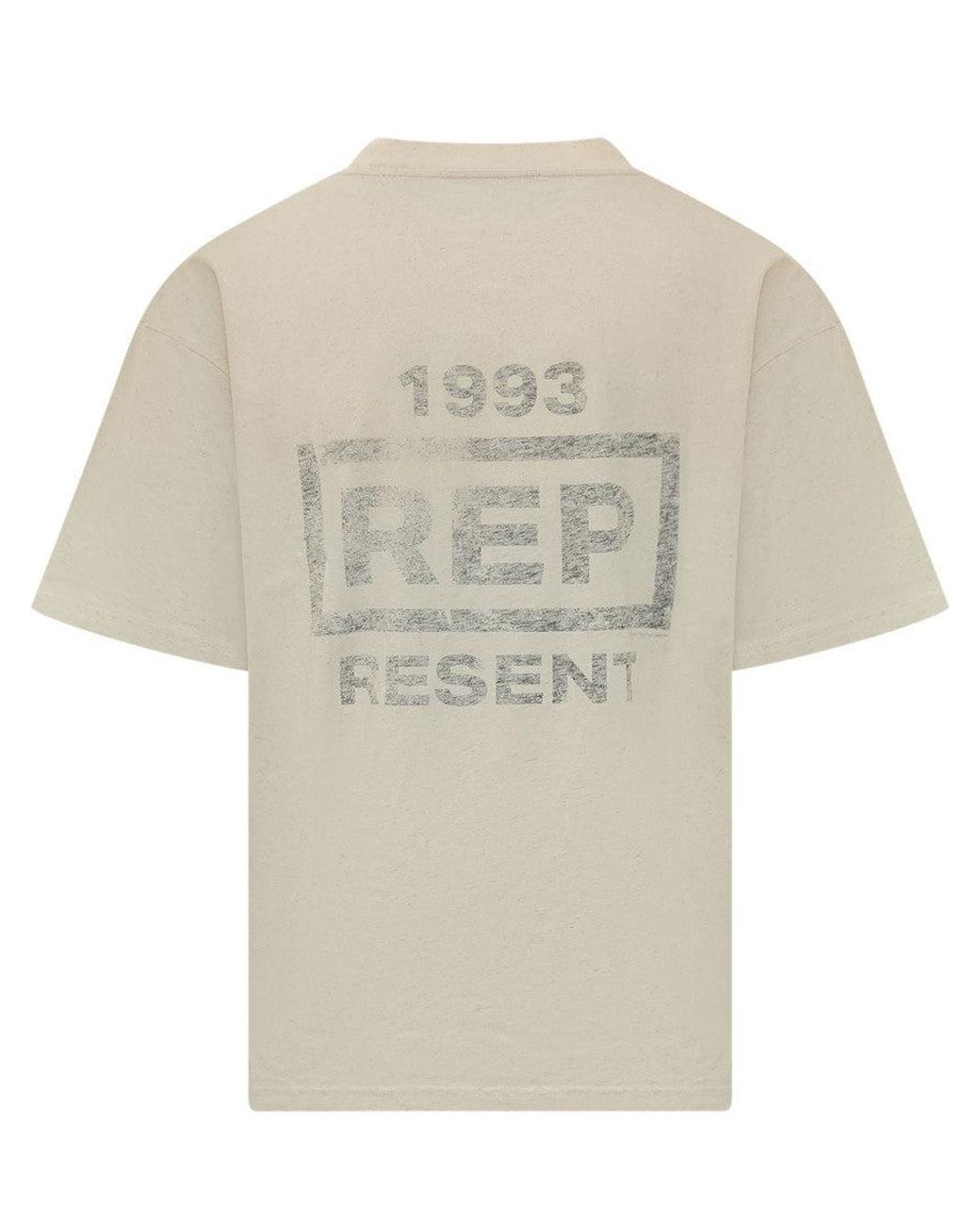 Represent White Off Logo T-Shirt for men