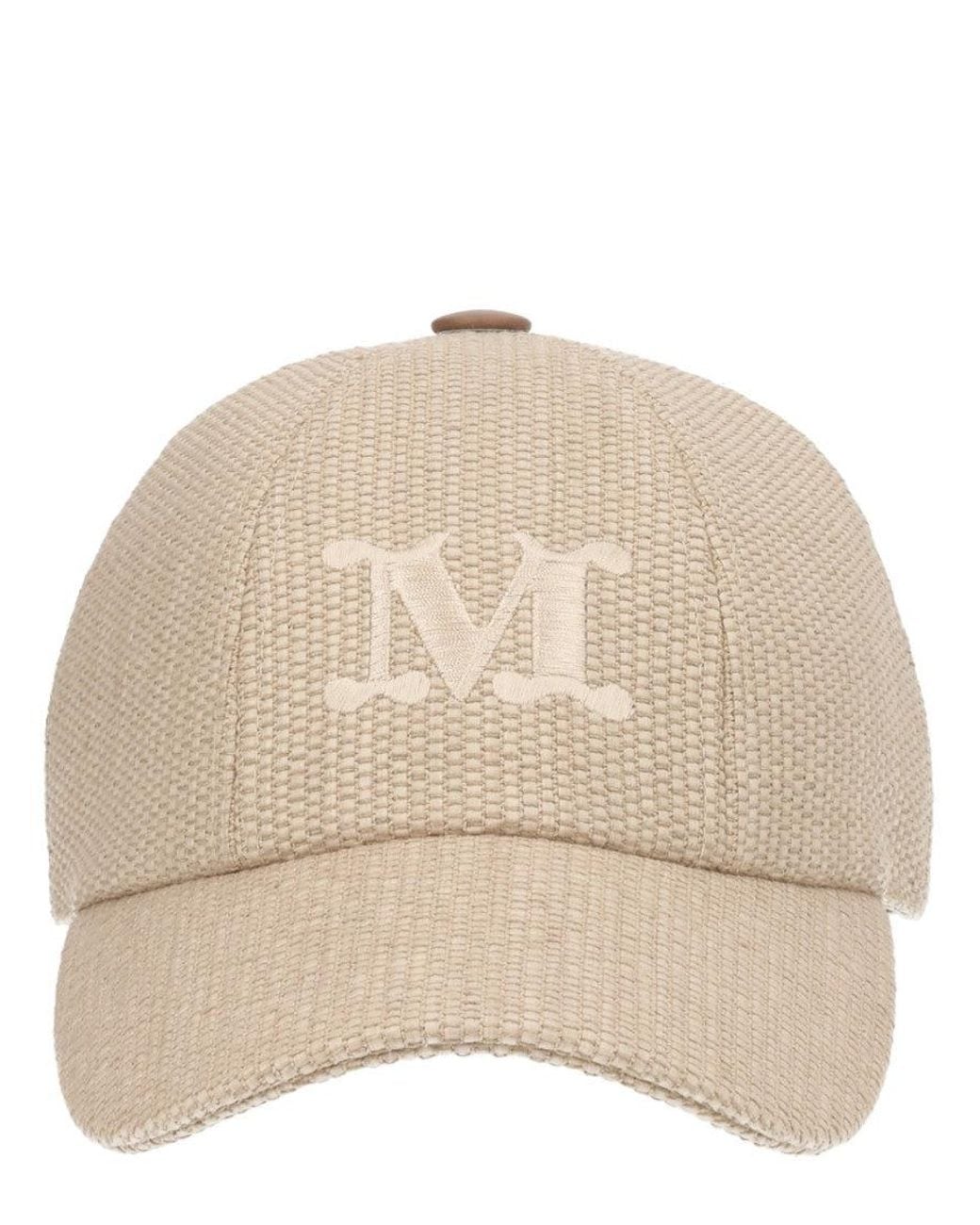 Max Mara Natural Logo Baseball Cap