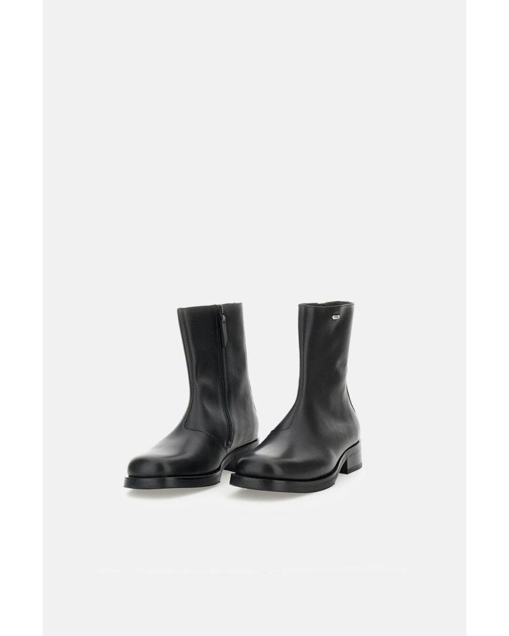 Our Legacy Black Leather Boots for men