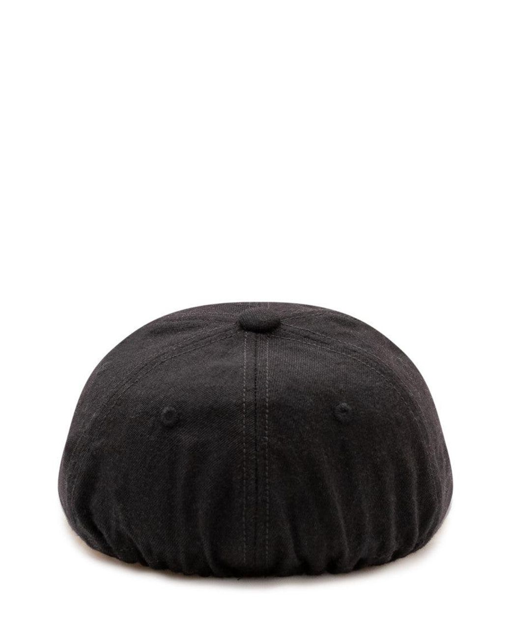Fear Of God Black Logo Solid Baseball Hat for men