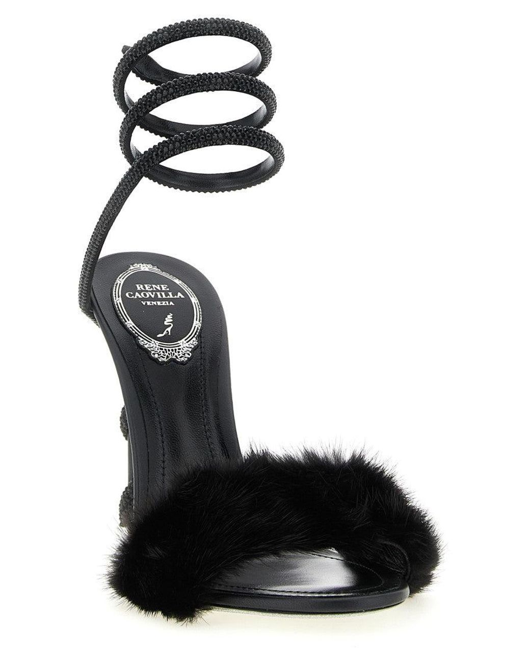 Rene Caovilla Black René Caovilla 'Margot' Sandals