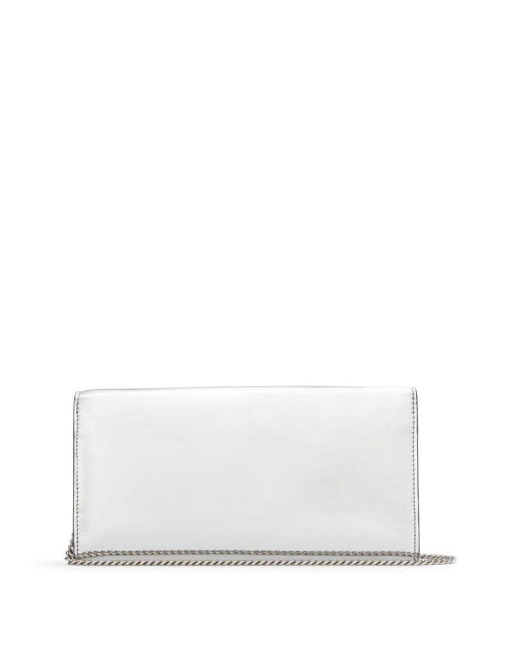 Jimmy Choo White Emmie Clutch