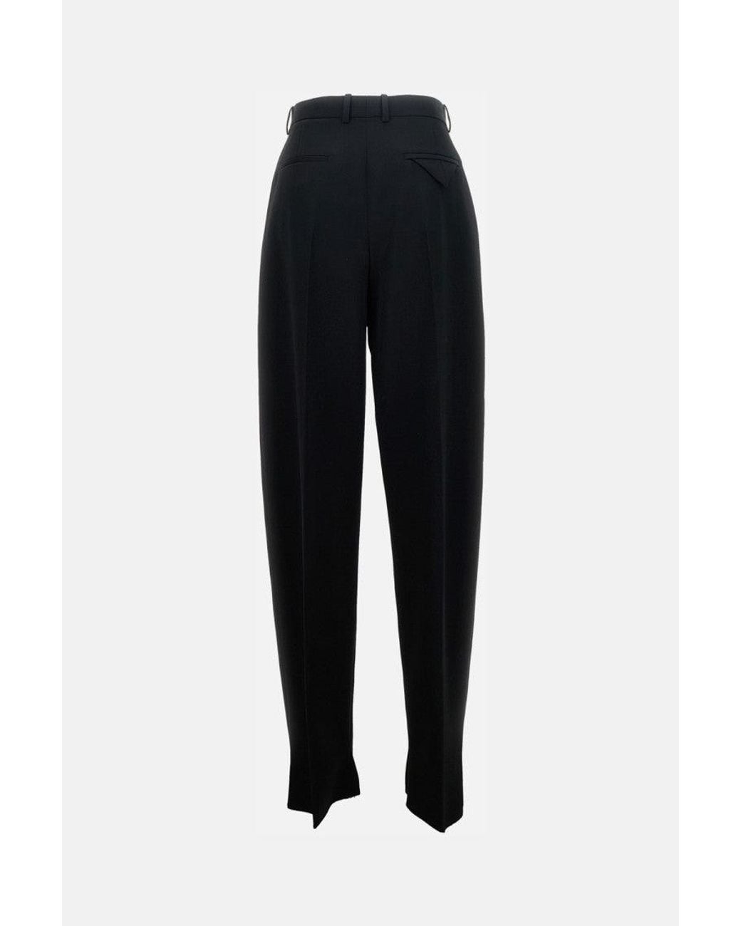 Bottega Veneta Black High-Waisted Trouser