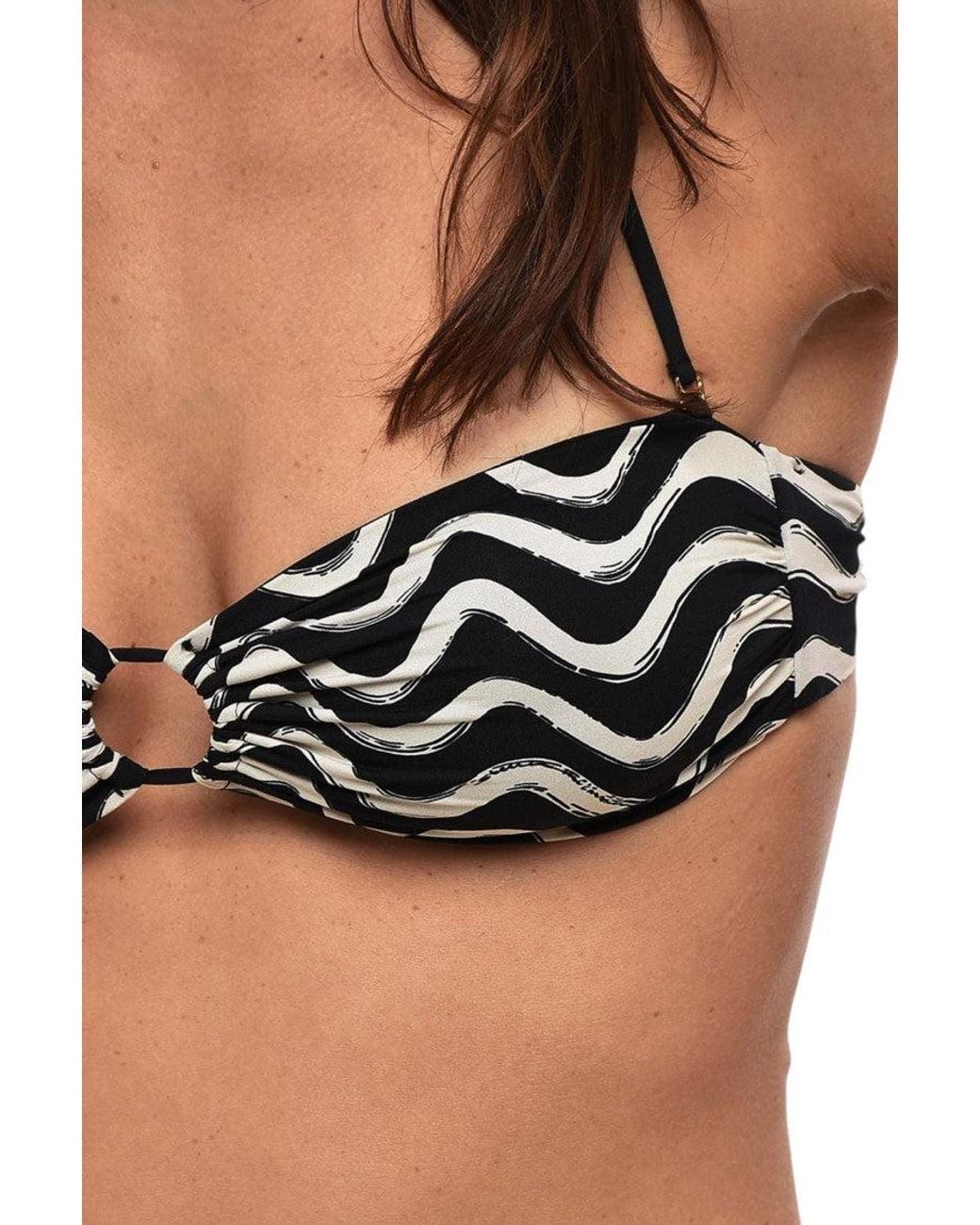 Stella McCartney Black Graphic Swimwear
