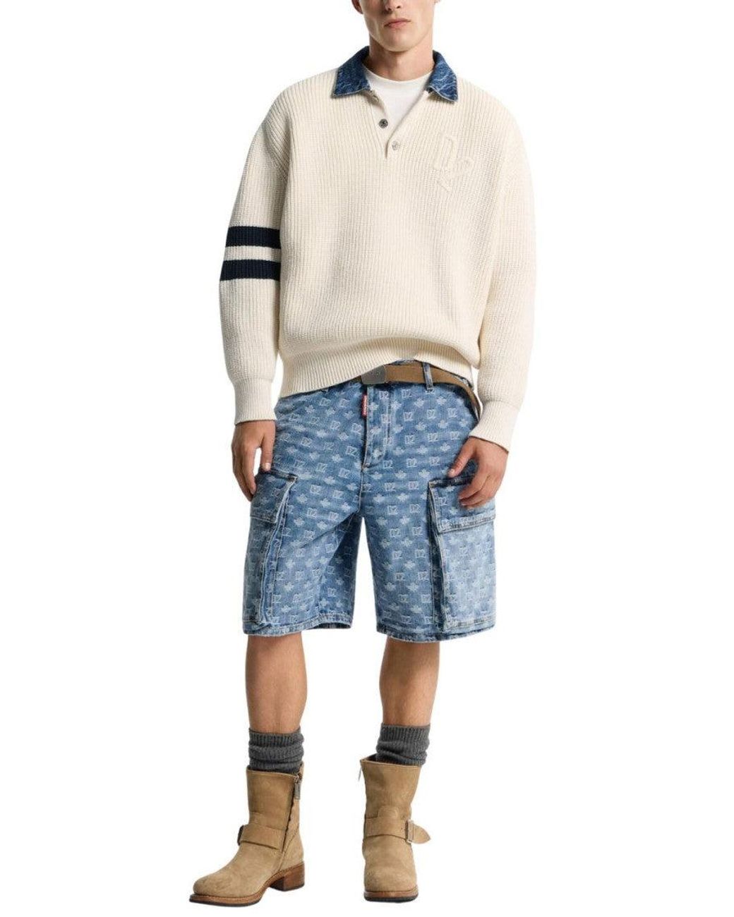 DSquared² Blue Shorts for men