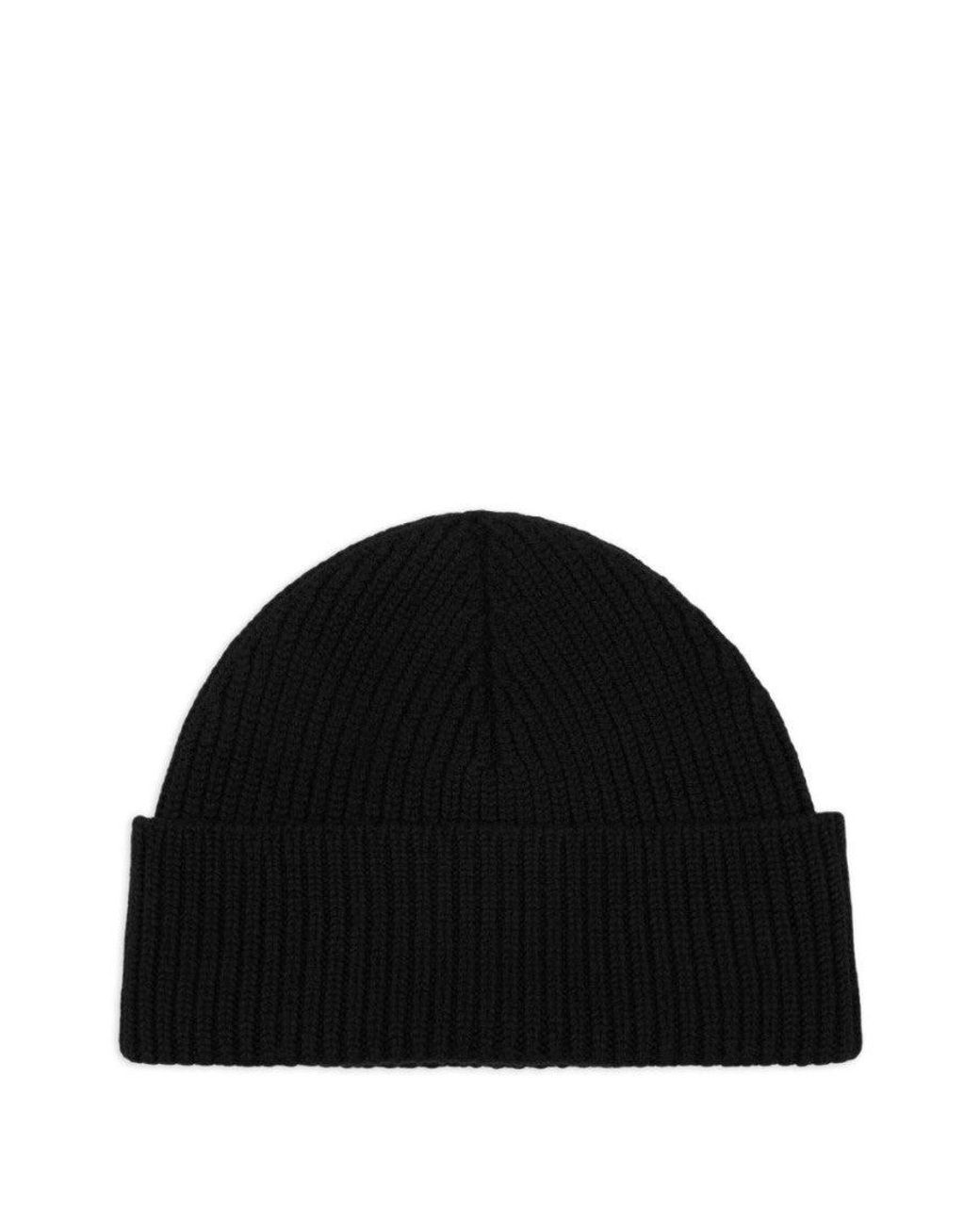 AMI Black Wool Hat