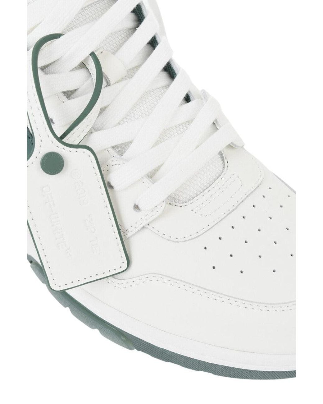 Off-White c/o Virgil Abloh White Color Block Low Sneakers for men