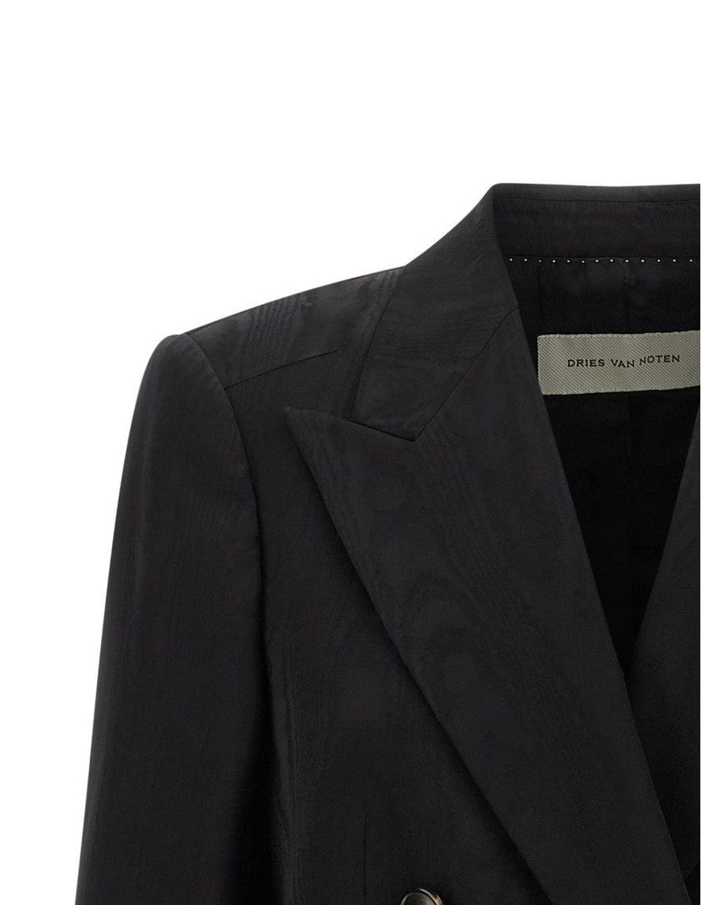 Dries Van Noten Black 'Barrysta' Blazer