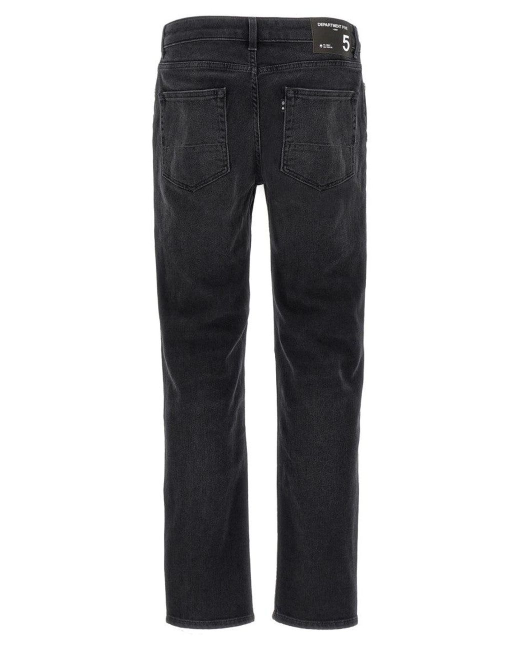 Department 5 Black 'Stone' Jeans for men