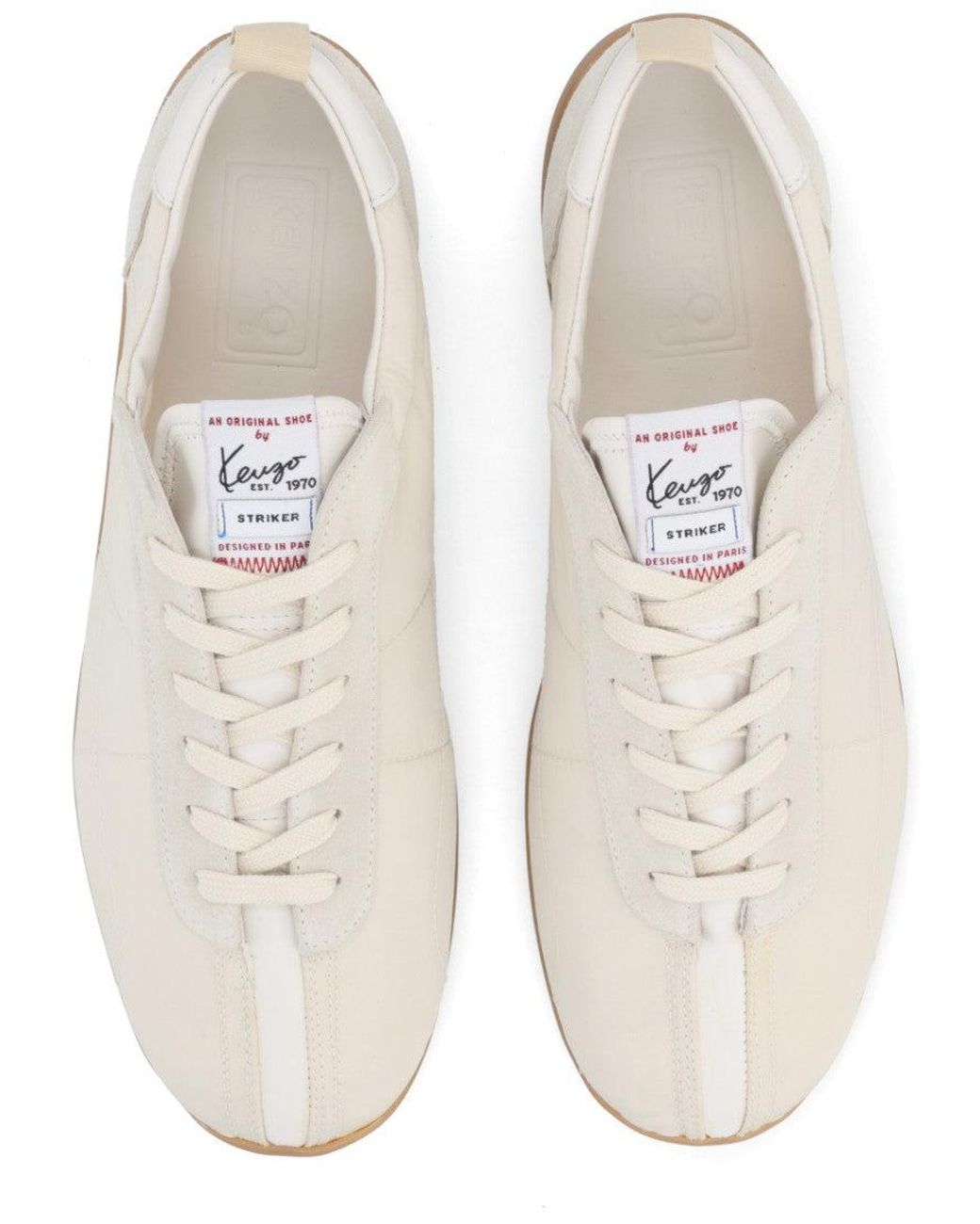 KENZO Natural Striker Sneakers for men
