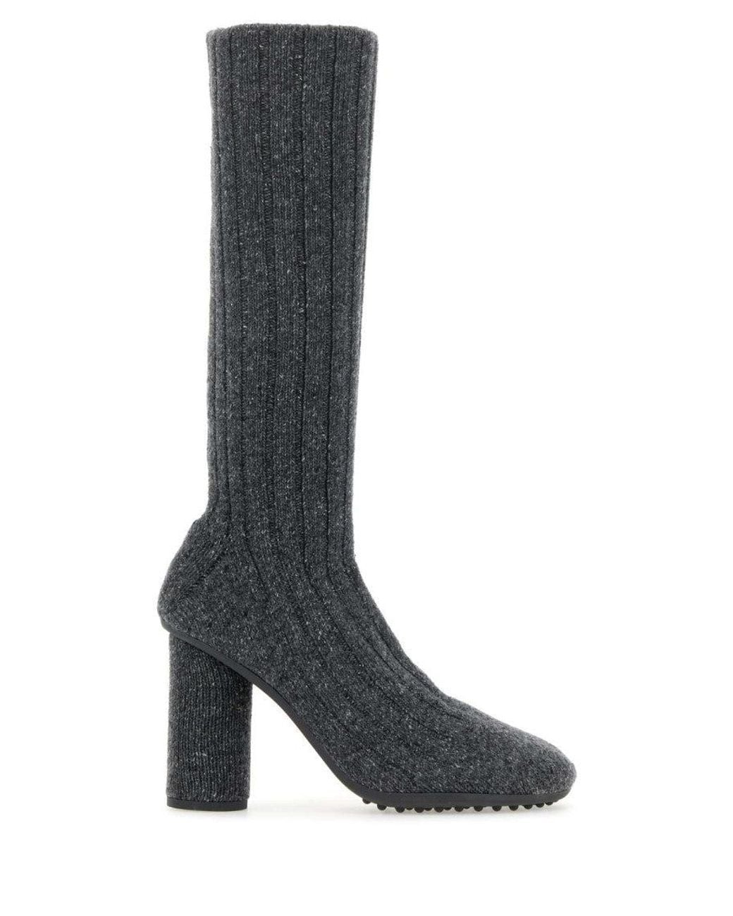 Bottega Veneta Black Fabric Atomic High Boots