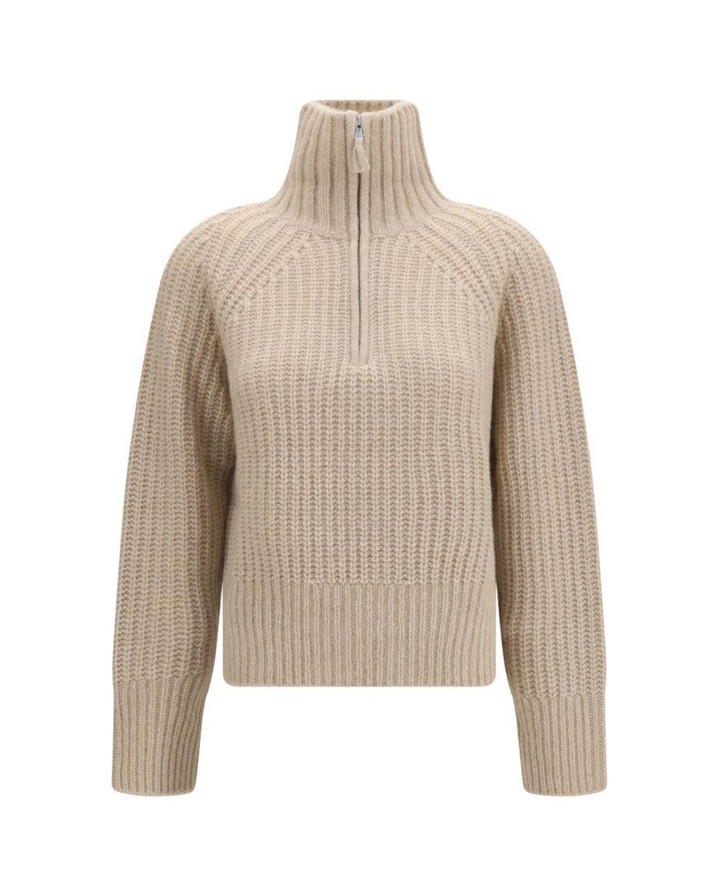 Allude Natural Turtle Neck Sweater