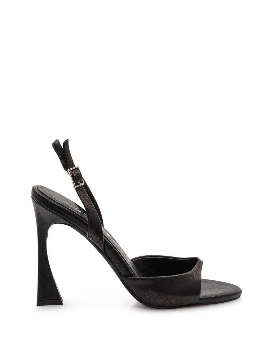 Jeffrey Campbell Black Chic Ankle Strap Sandals With Heeled Design