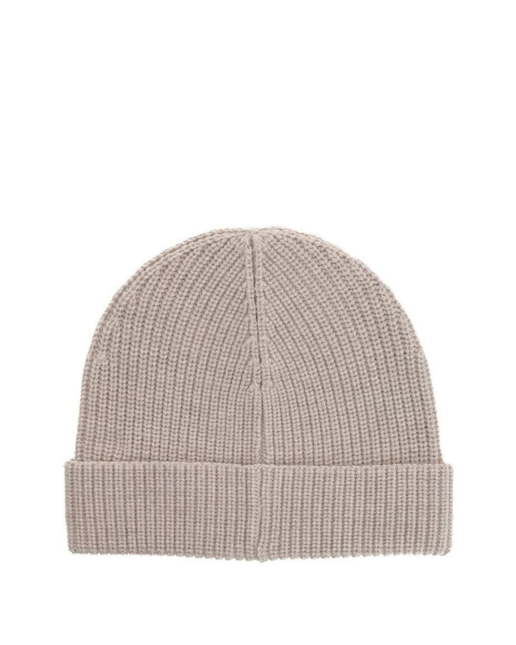 Isabel Marant Gray Logo Beanie Hat