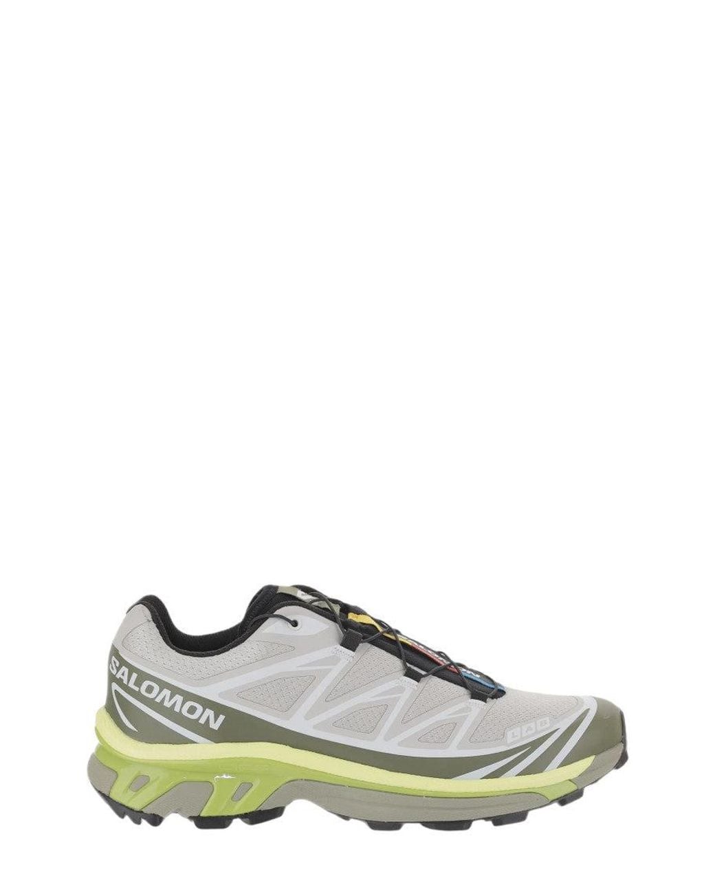 Salomon White Color Block Sneakers
