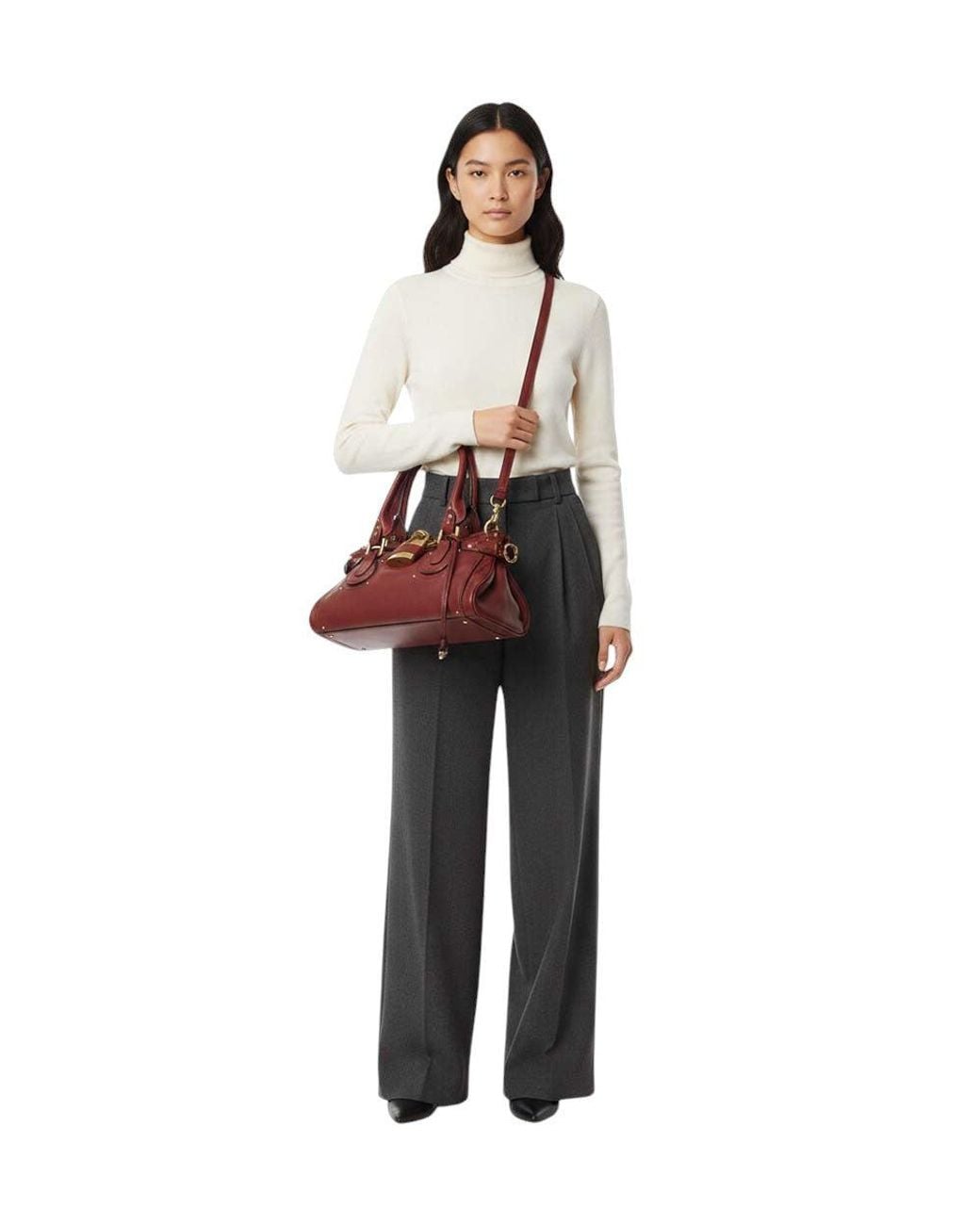 Chloé Red Paddington Large Shoulder Bag