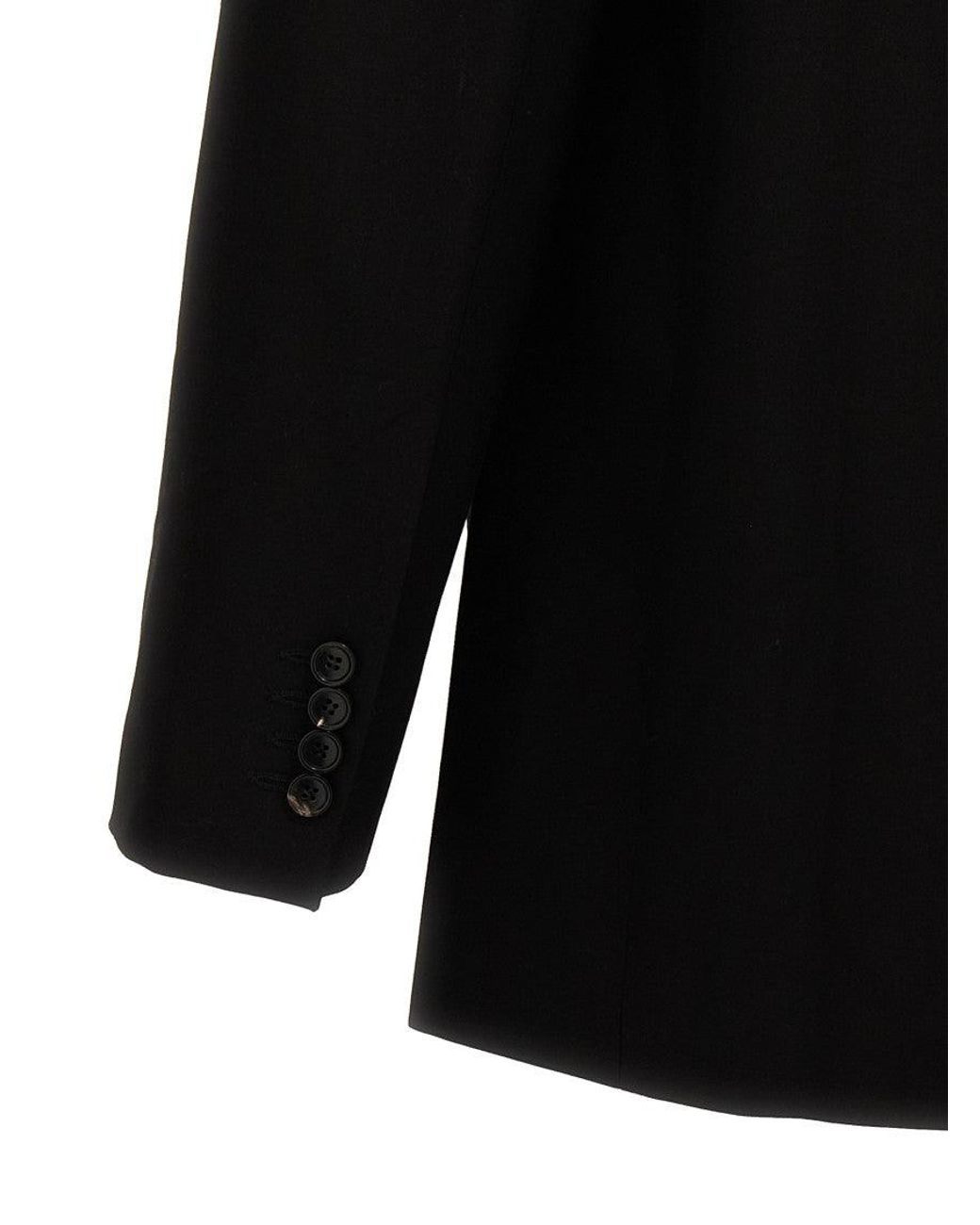 Y. Project Black Pinched Logo Blazer