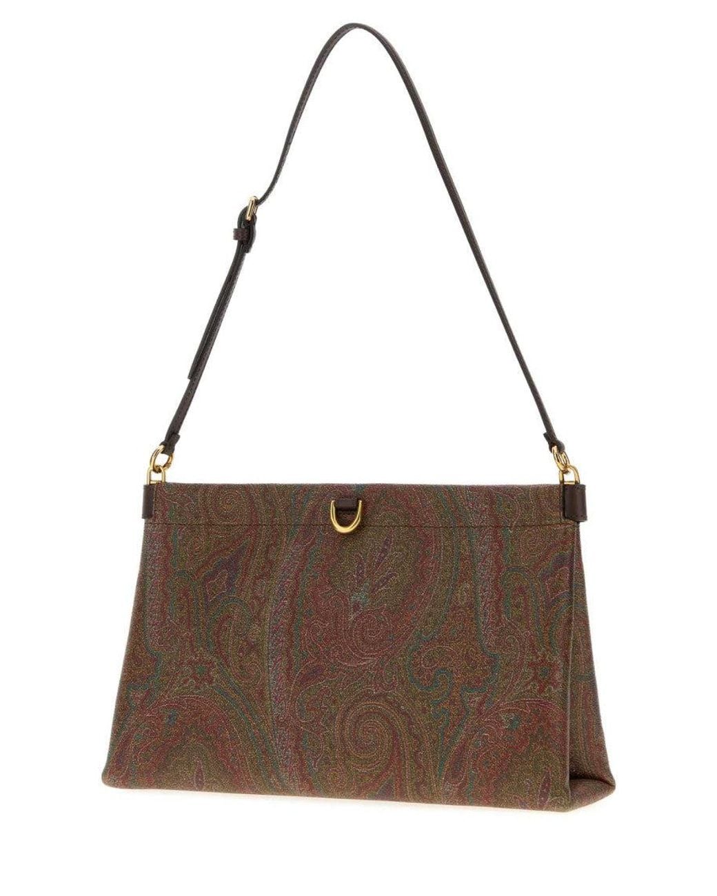 Etro Brown Talk Shoulder Bag