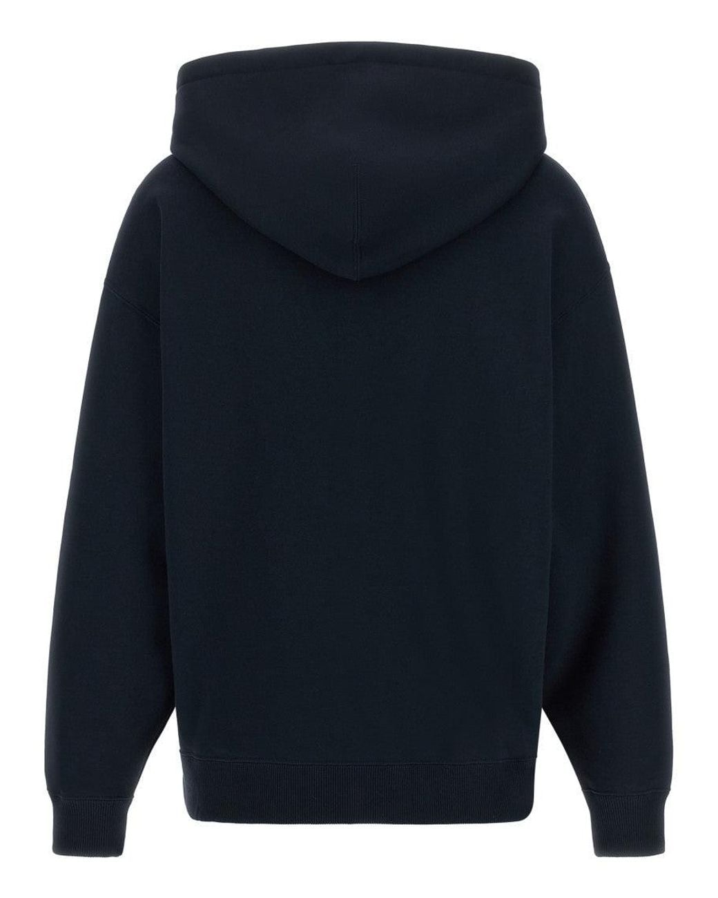 Jil Sander Blue Comfort Logo Hoodie