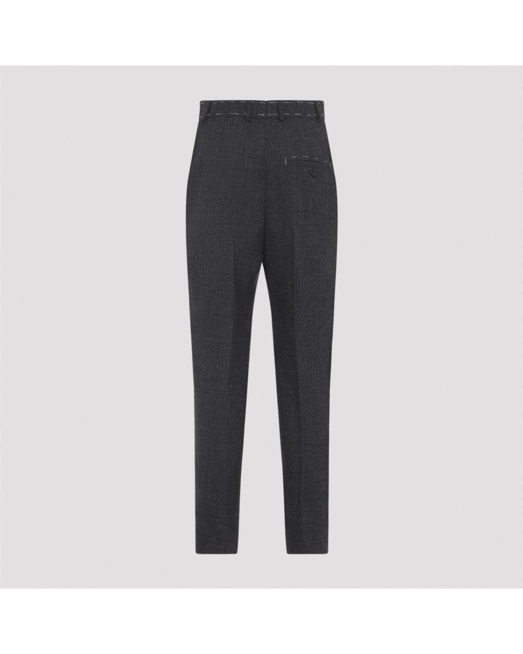 Moschino Gray Straight Leg Pants