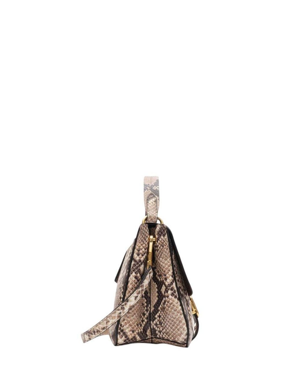 Burberry Metallic Natural Rider Small Shoulder Bag