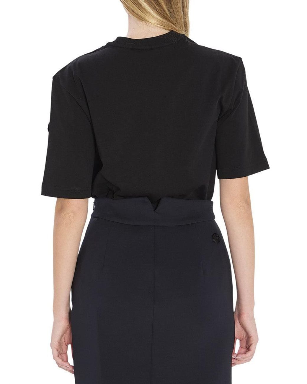Moncler Black Crew Neck T-Shirt