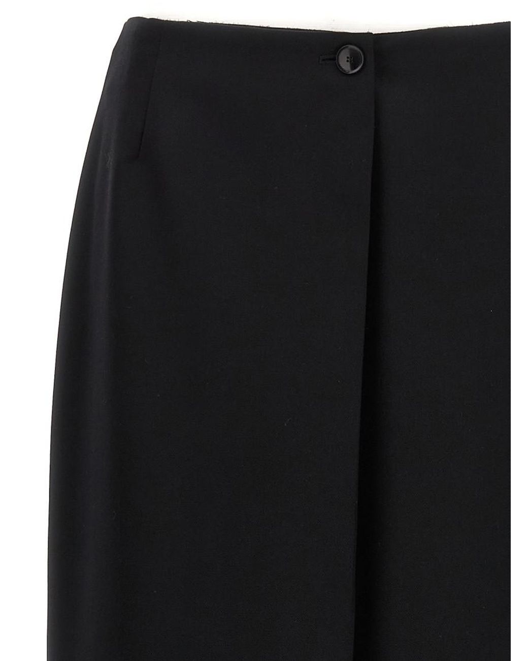 Givenchy Black Long Skirt Back Slit