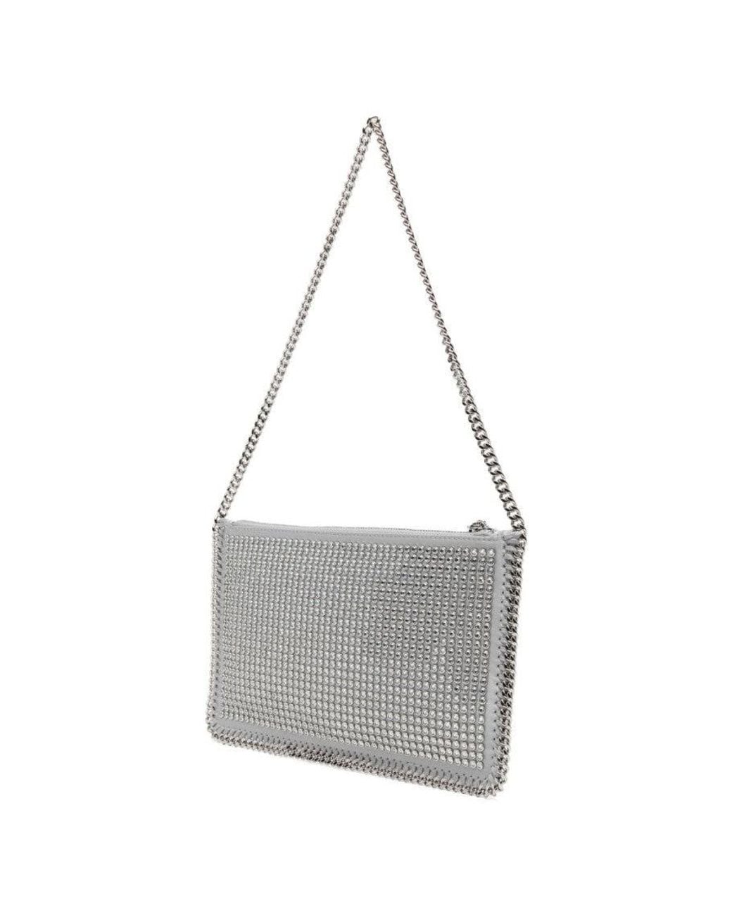 Stella McCartney Gray Falabella Small Clutch