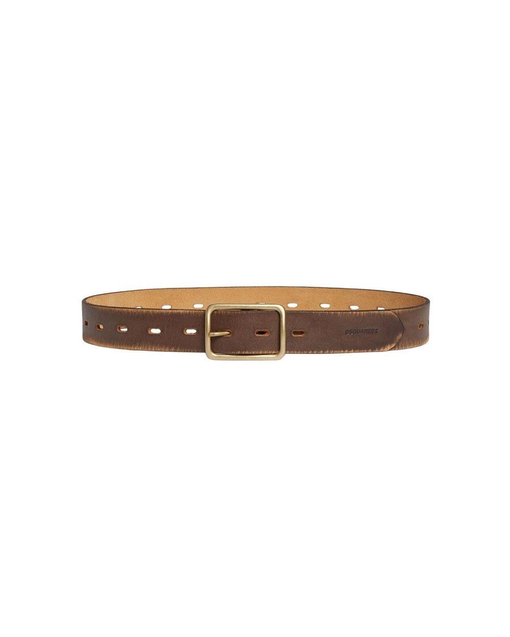 DSquared² Brown Solid Belt