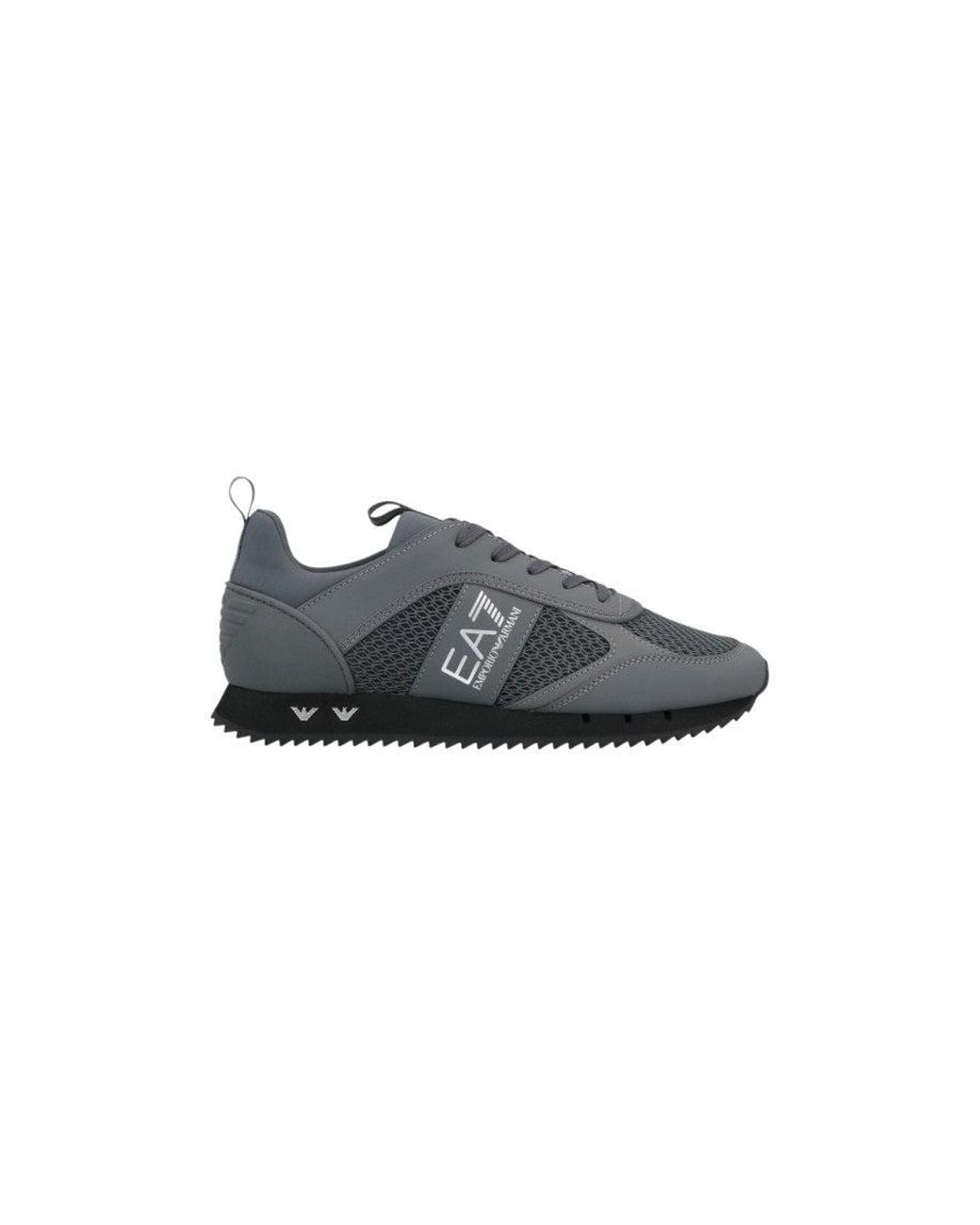 EA7 Blue Logo Sneakers for men