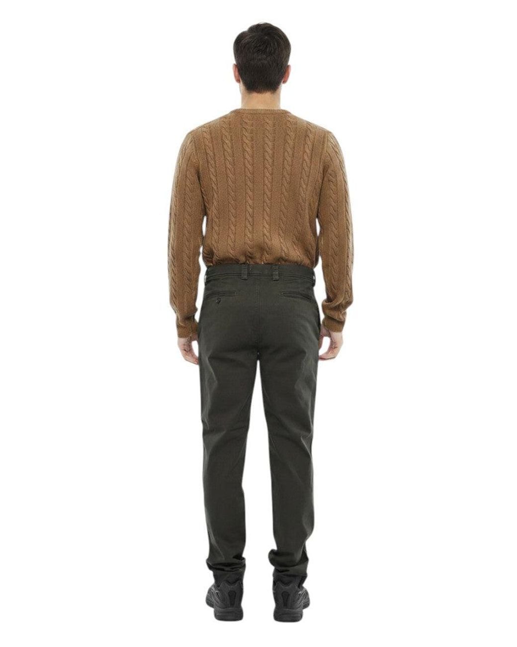 Woolrich Green Chino Trousers for men