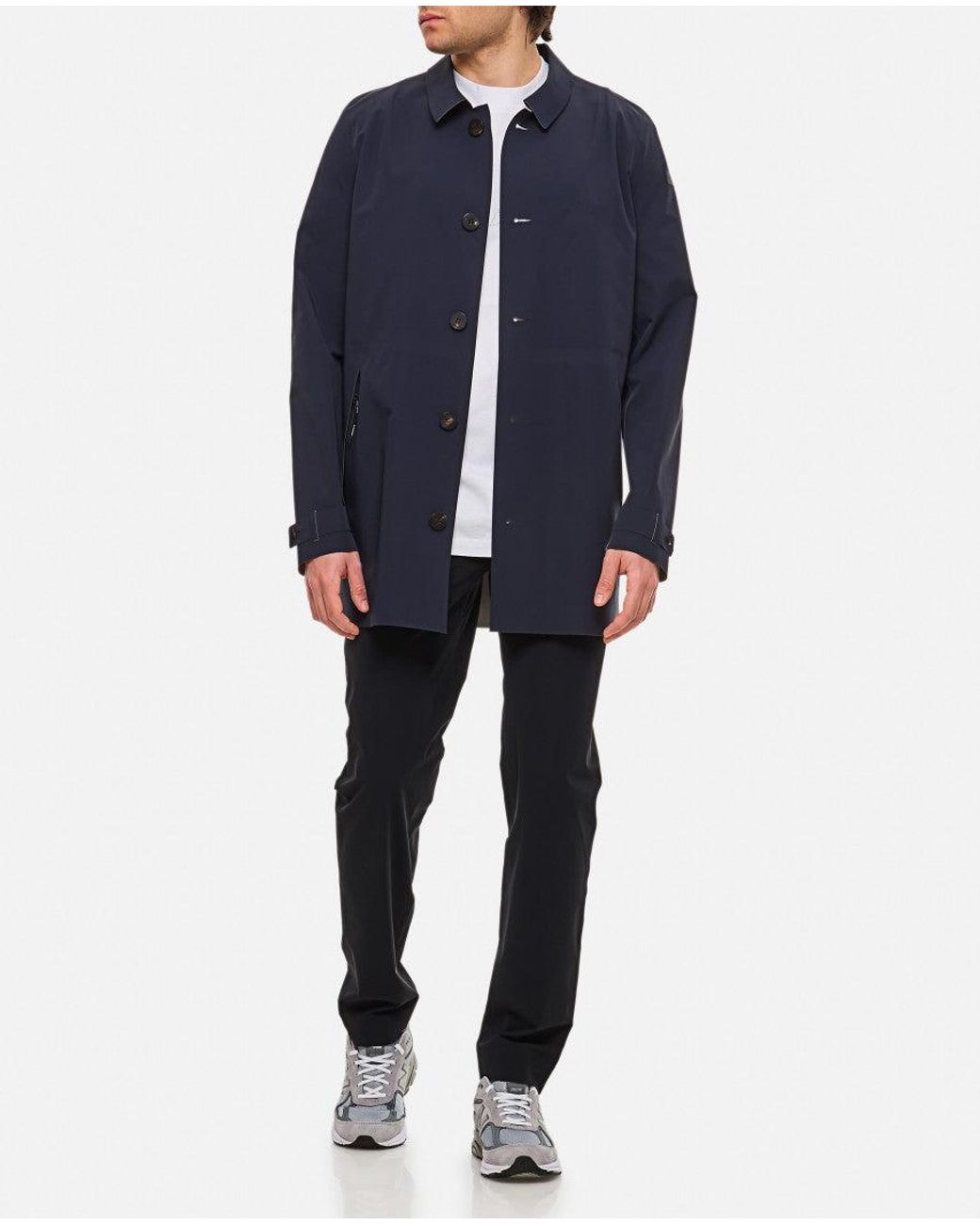 Rrd Blue Dark Long Jacket for men