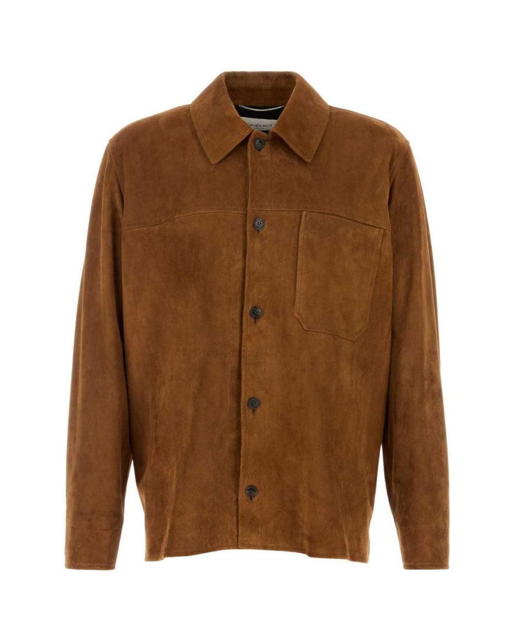 Saint Laurent Brown Regular Overshirt for men
