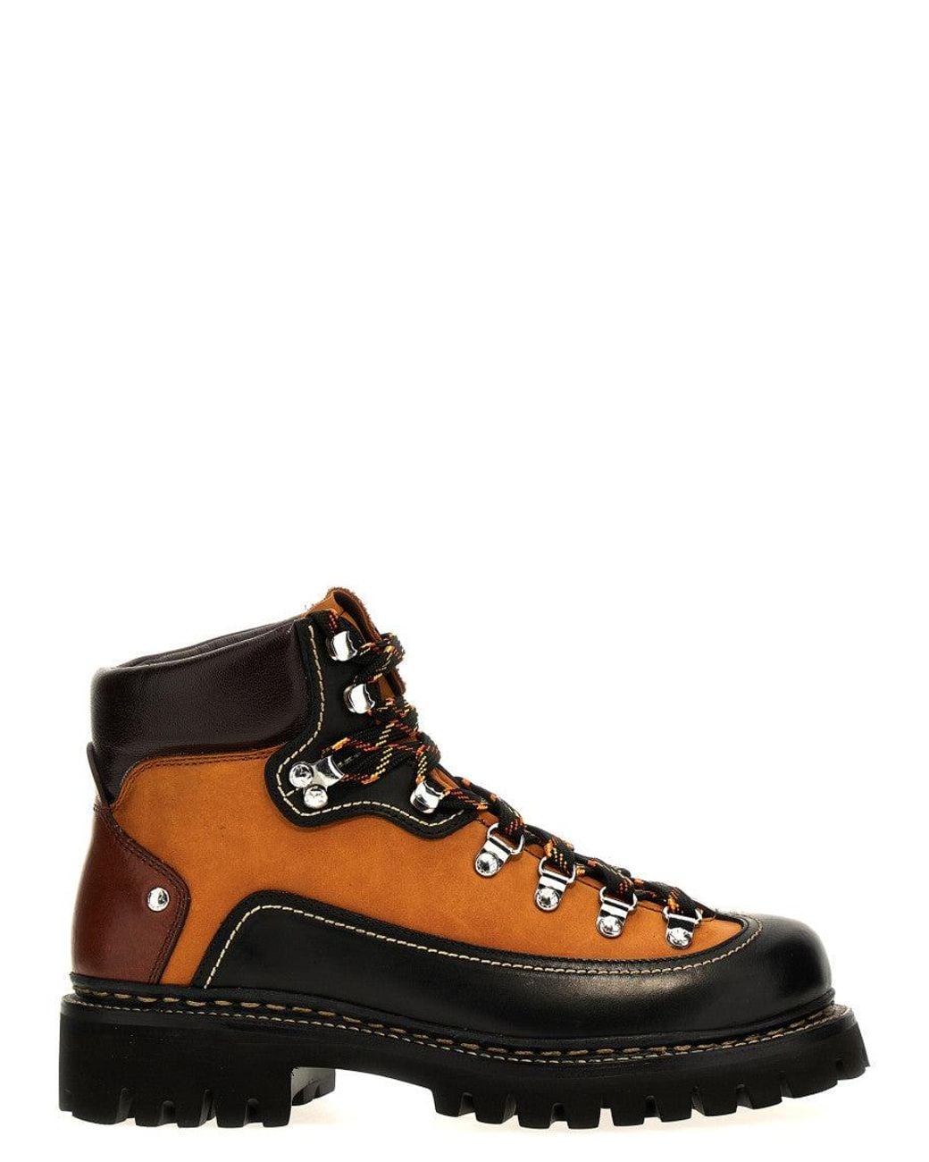 DSquared² Brown Canadian Hiking Boots for men