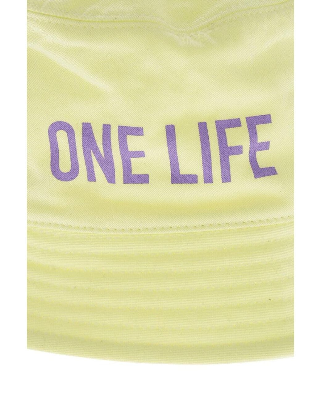DSquared² Yellow Logo Bucket Hat for men