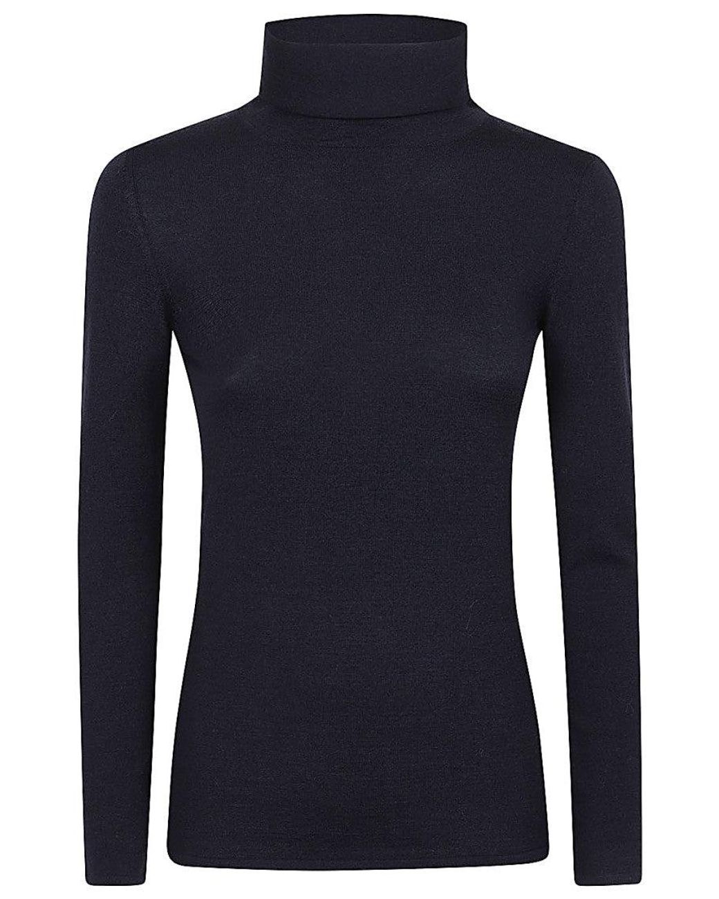 Base London Blue Highneck Pullover