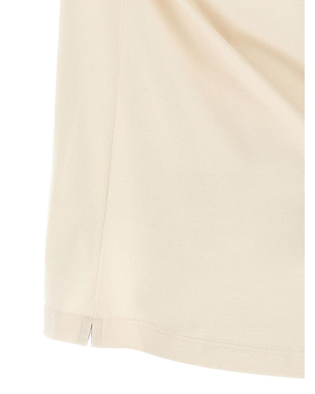 Brunello Cucinelli Natural 'Ars Imitatur Naturam' T-Shirt for men