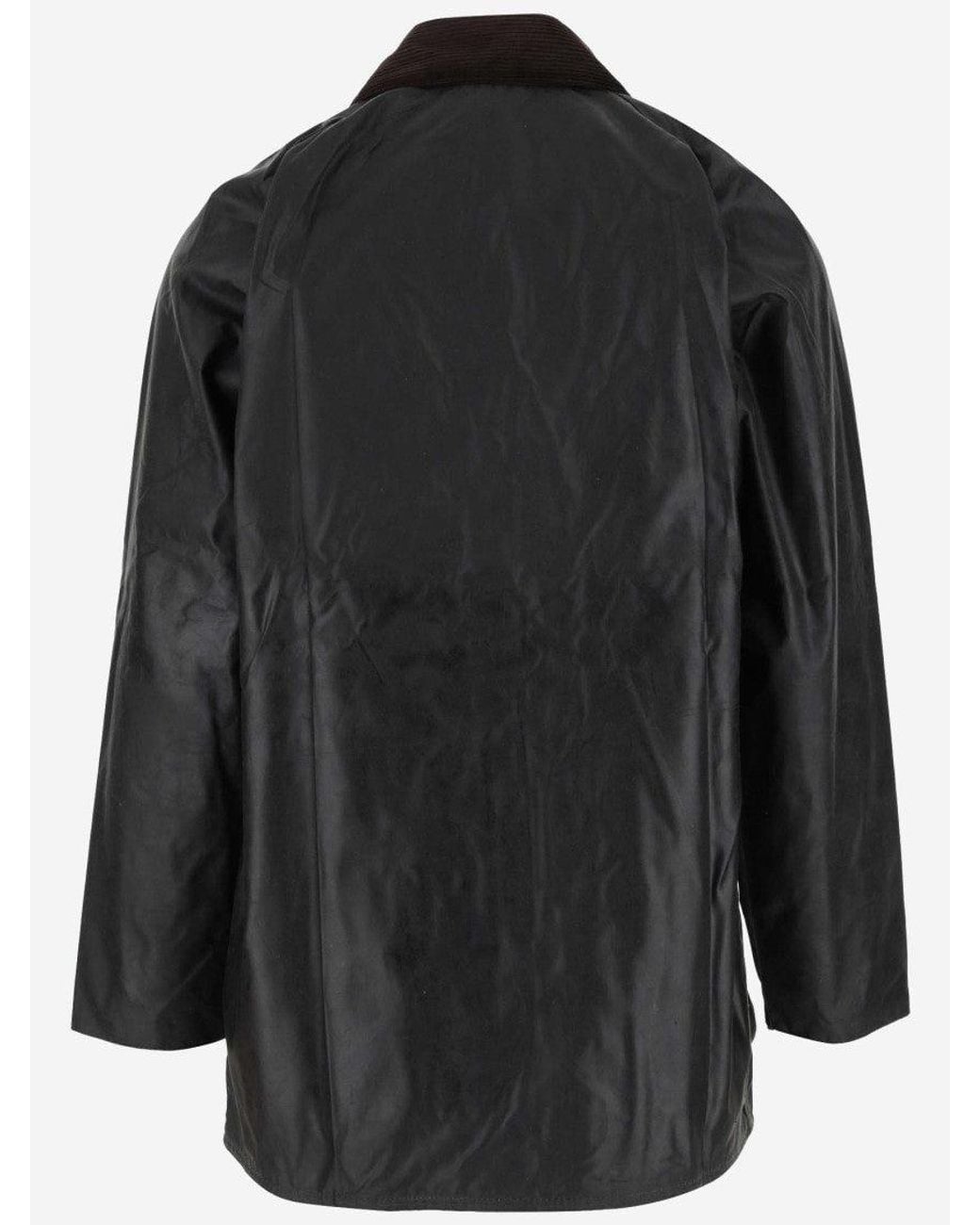 Barbour Black Embroidered Logo Jacket for men